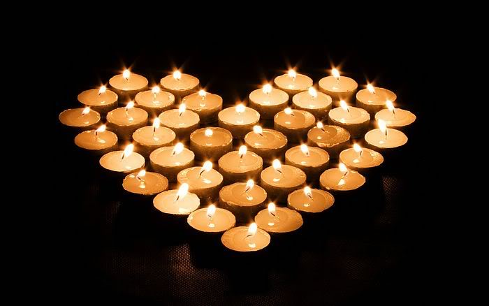 Candle heart Pictures, Images and Photos